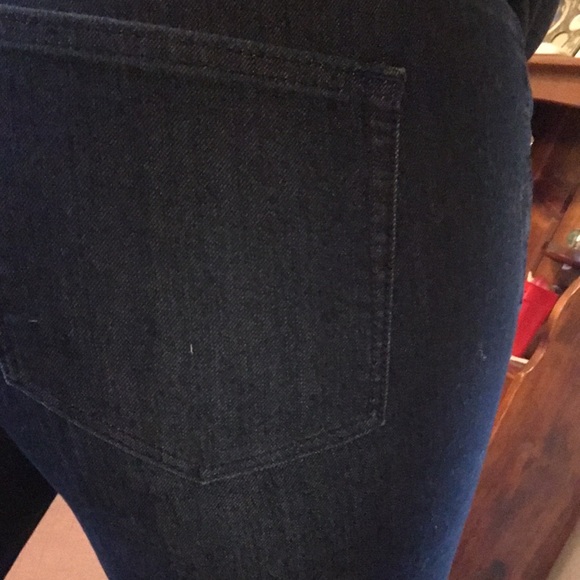 Loft modern skinny button fly jeans size 8/29 - Picture 5 of 11